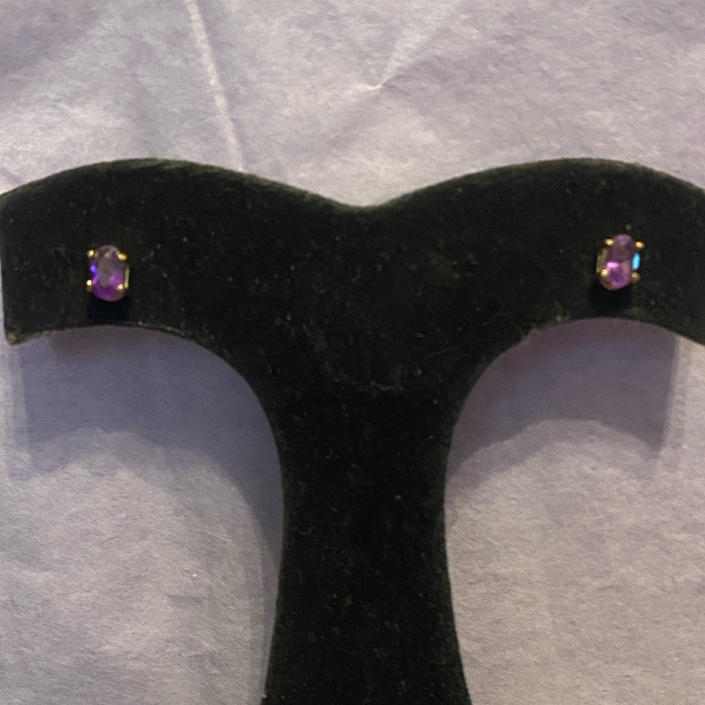 Genuine Amethyst Earrings